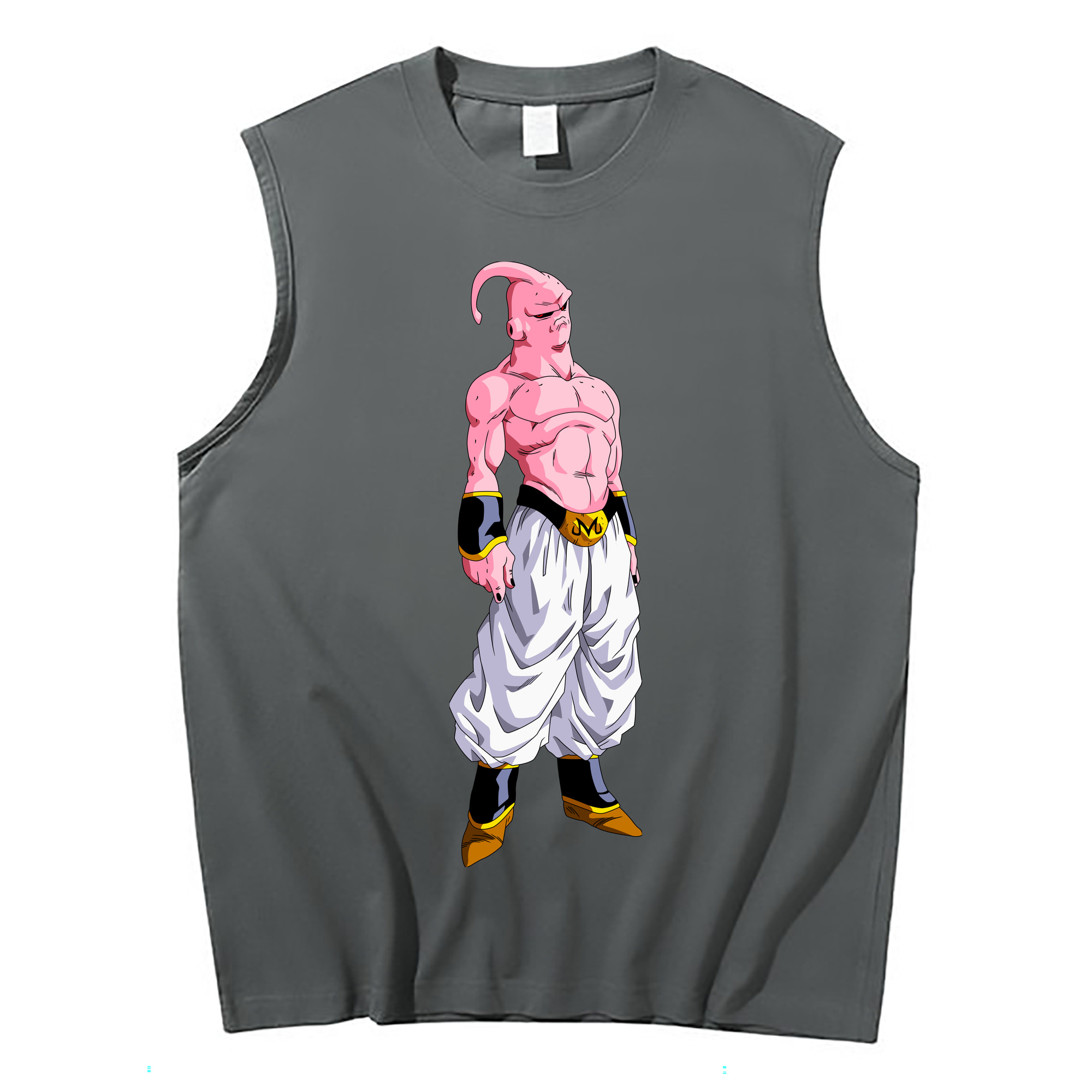 （画像用） ドラゴンボール 魔人ブウ DRAGON BALL Majin Buu コットン100％タンクトップ（フロントプリント）